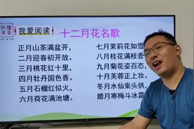 一年十二个月的代表花分别是什么，你知道吗？#二年级语文视频封面