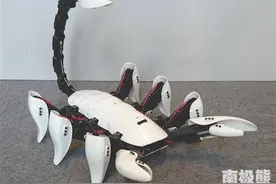 炫酷3D打印蝎子机器人亮相比利时科技展会图片