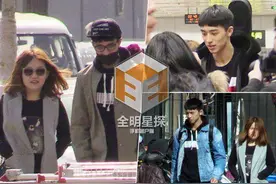 许魏洲柴鸡蛋恋情疑曝光？连续两次一同从家中走出图片