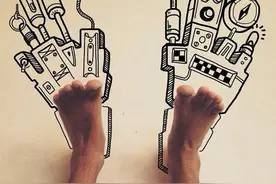插画师竟然只喜欢“脚”，毛骨悚然又怪异！图片