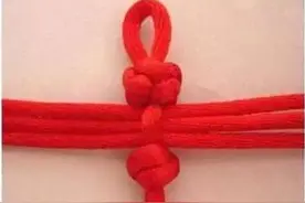 红绳相思扣手链教程图片