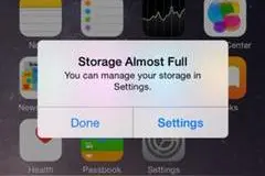 手机显示内存已满，该怎么办？图片