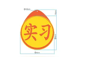 机动车实习标志知多少图片