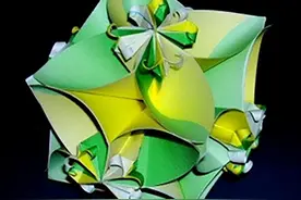 各种花式的四瓣五瓣花球折纸图解教程图片