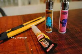 打火机的妙用 小D教你用废弃打火机制造摩托车图片