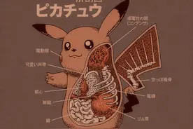 皮卡丘为什么能放电？妙蛙种子是动物or植物？口袋妖怪解剖图告诉你图片