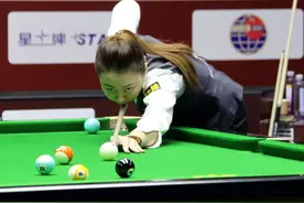 台球——中式台球世锦赛：中国选手陈思明获女子组冠军图片