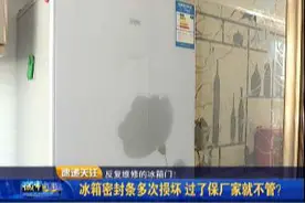 冰箱密封条多次损坏 过了保厂家就不管？图片