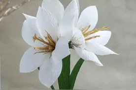 高逼真假花折纸图解教程图片