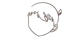 仅需两分钟，八个步骤画出童年的回忆——柯南图片