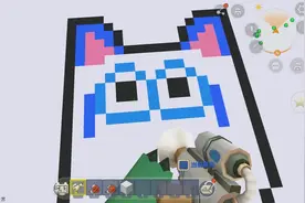 迷你世界：水说像素画，手把手画猫，感觉到哪里不一样了么？