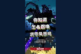 #我的世界 你知道怎么召唤凋零风暴吗？@抖音小助手 @抖音游戏 #mc视频封面