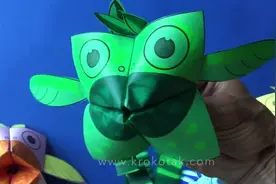 幼儿园小鸟折纸视频：“东西南北”玩法又升级啦！会动的小鸟一起来折吧