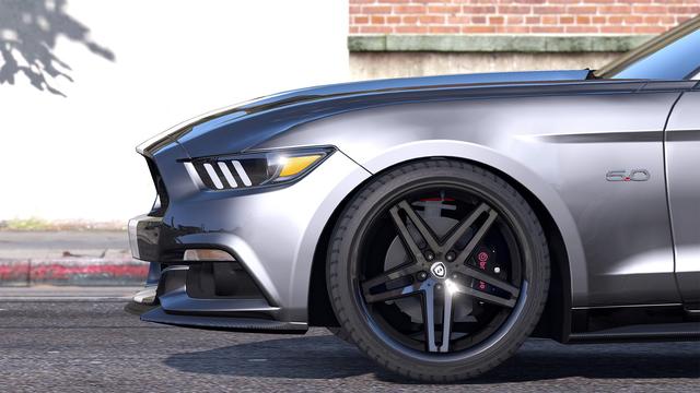 gta5:福特野马mod,真实车辆玩得更爽