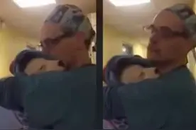 狗狗手术后害怕呜咽　他这样做被赞「好有爱」图片