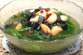 上汤空心菜，是这样做成的图片