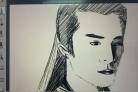 ipad air电容笔人物绘图图片