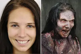 《行尸走肉》丧尸特效化妆过程大公开，龙套的特效都做得这么逼真图片