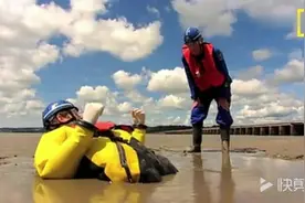 实测人体陷入淤泥里如何救援，操作不慎将越陷越深