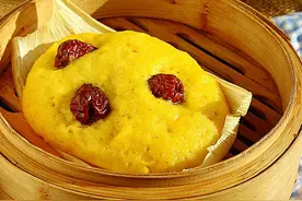玉米面枣发糕图片