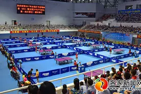 全国级乒乓球赛在南康开打 市民可免费观赛图片