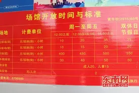 莆田市体育中心羽毛球馆开空调每小时收费3000元？回复：按用电量计算图片