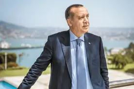 “德国正在自杀”——埃尔多安与德国记者谈笑风生录图片