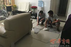 铜川一家属院居民家中地砖突爆裂 原因鉴定成难题图片