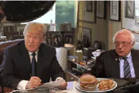 了不起的汉堡包，川普都爱吃图片