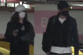 赵丽颖与豪车男穿情侣装约会 车主人是冯绍峰图片