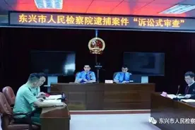 <第86期>东兴市人民检察院办理“诉讼式审查”逮捕案件图片