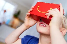 麦当劳开心乐园餐盒版VR眼镜图片