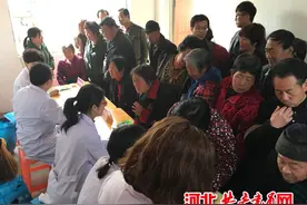 衡水哈励逊国际和平医院义诊服务队到阜城县开展义诊活动图片