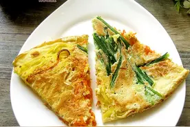 什锦蔬菜鸡蛋饼#急速早餐#图片