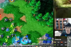 魔兽 人皇sky 教科书般的sky一波流，学会了没有兽族挡得住哦