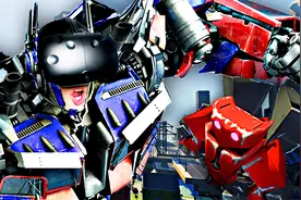 屌德斯解说 VR巨型机器人模拟器 变身变形金刚霸天虎用各种高科技武器毁灭地球！视频封面