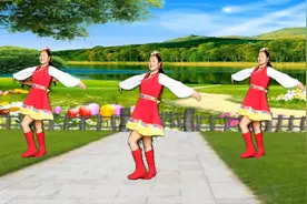 广场舞：《蓝色的思念》思念在外打工的老公愿你平安