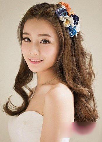 17款好看的新娘发型片!