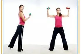 宅家手臂哑铃操 不当蝴蝶夫人图片