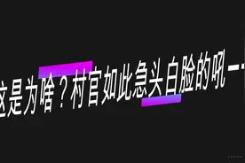 这是为啥？村官如此急头白脸地吼图片