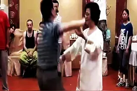 闫芳大师的逆天推手，原来太极可以这么打啊图片