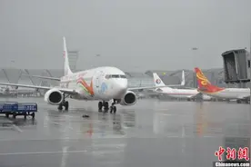 受雷阵雨影响成都双流机场关停 9000余名旅客滞留图片