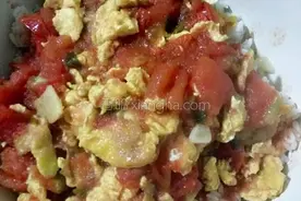 西红柿鸡蛋盖饭图片