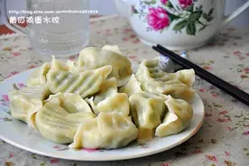 黄瓜鸡蛋水饺图片
