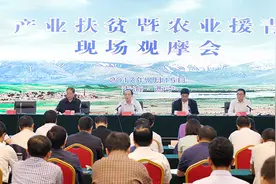 强化典型引路 强化对口援助 推进产业扶贫和农业援青工作迈上新台阶图片