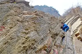 四川青川深藏罕见地质遗迹 记录2.5亿年前生物灭绝图片