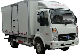 5.9米纯电动厢式货车亮相昆明新能源汽车展图片