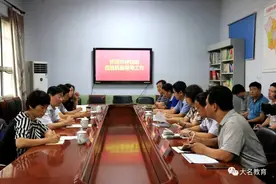市政府副县级督学贾向荣对大名迎国检工作进行过程性督导评估图片