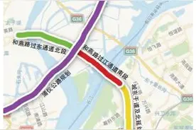 和燕路过江通道南段工程计划获批 双向六车道，计划年内开工图片