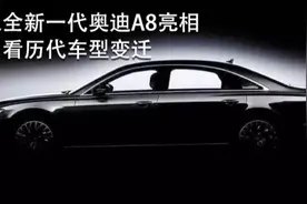 从全新一代奥迪A8亮相 回看历代A8车型变迁图片